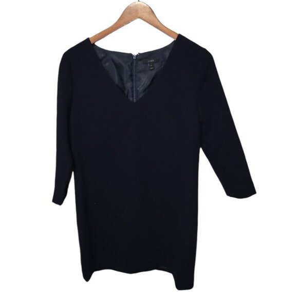 J. Crew Blue Wool Dress Size 4 - Picture 1 of 7